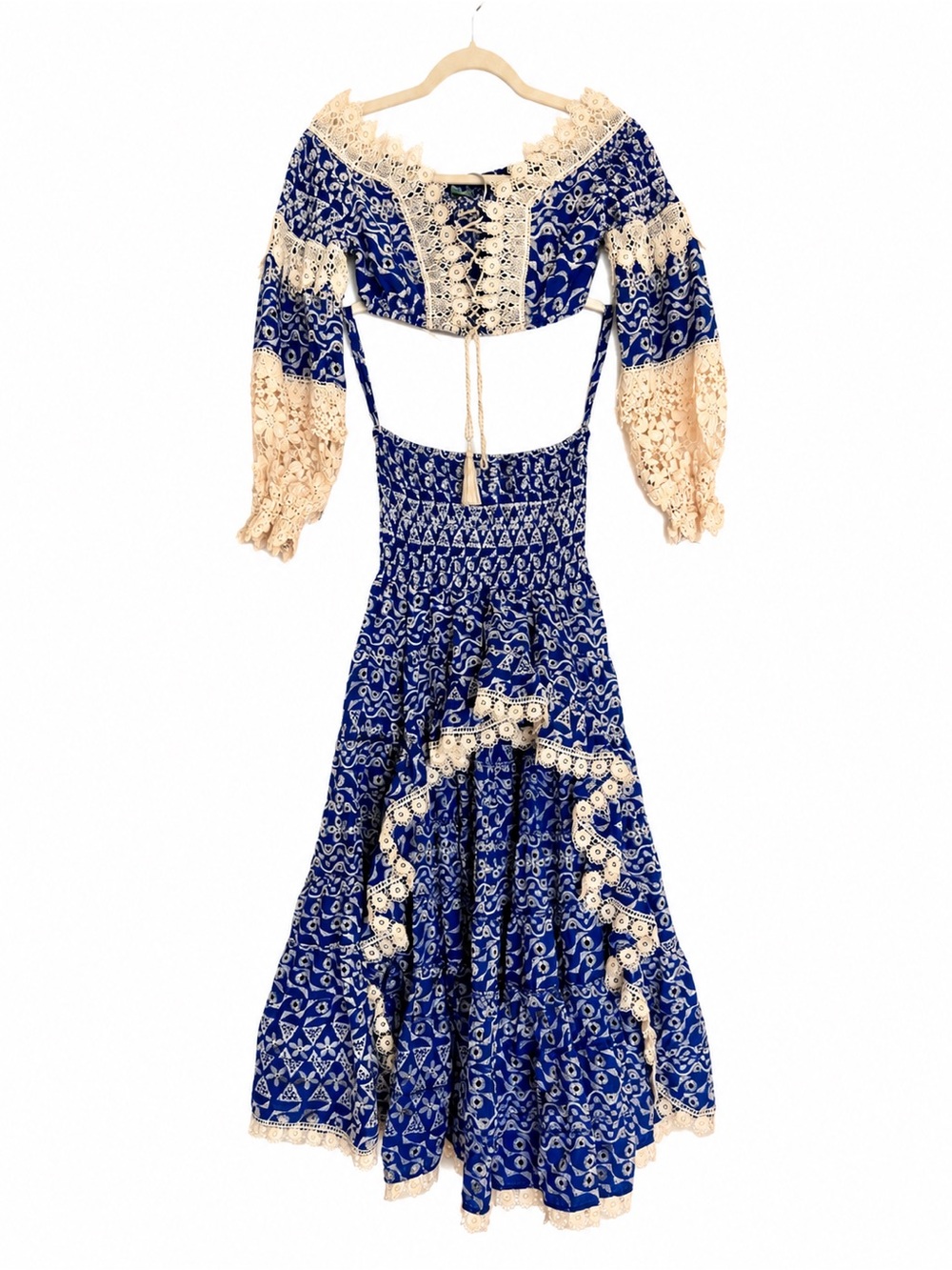ANTICA SARTORIA POSITANO TOP AND SKIRT SET